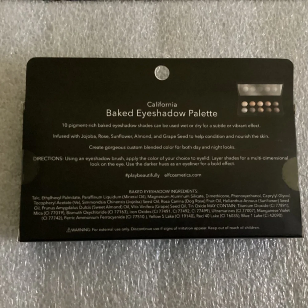 e.l.f. California Baked Eyeshadow Palette New net wt 0.28 oz/8 oz